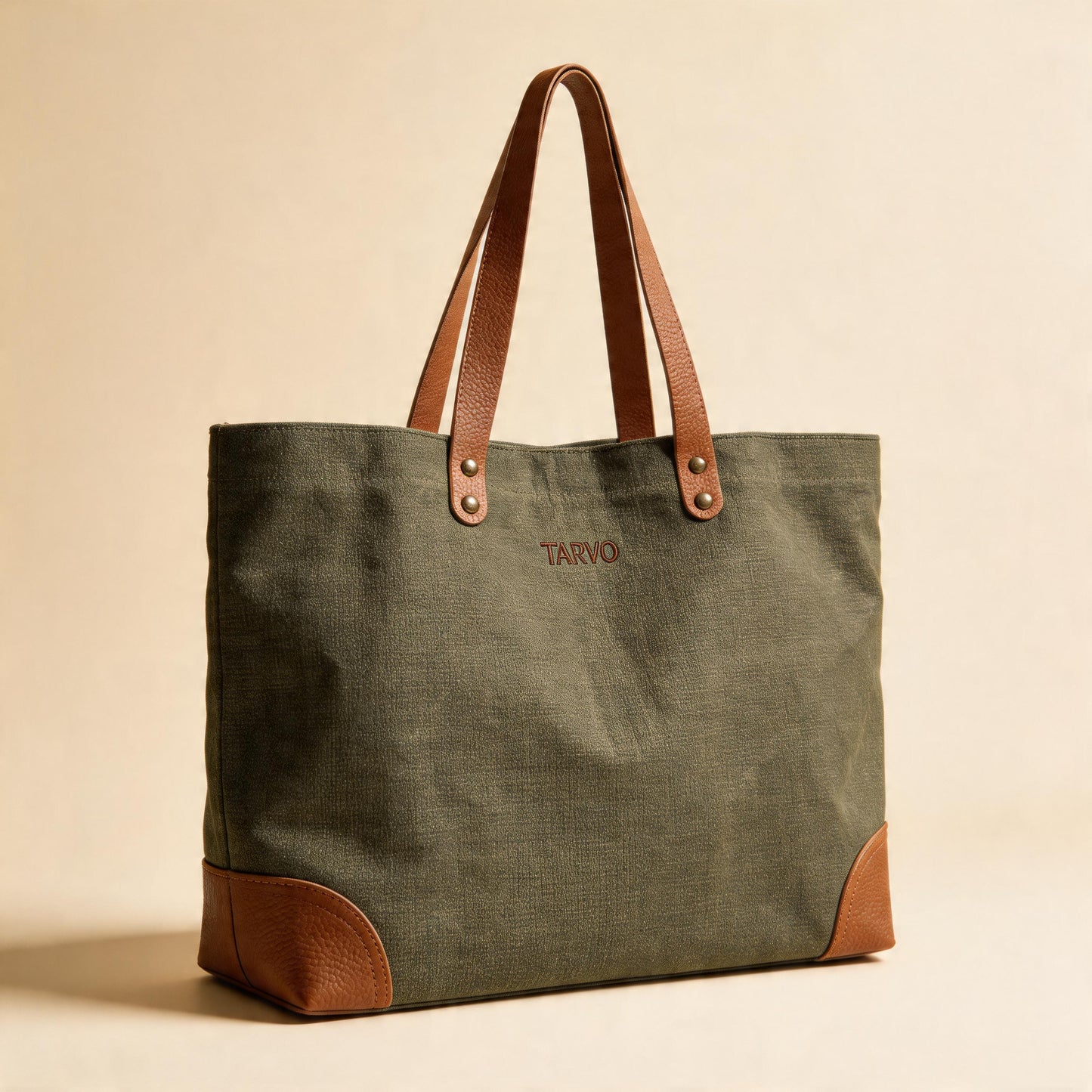 Haki Mumlu Kanvas Tote Bag